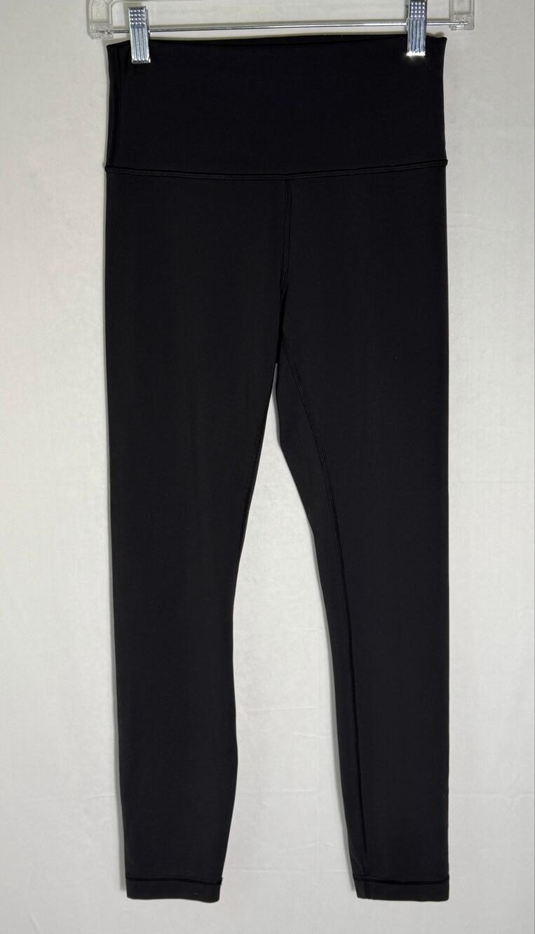 Lululemon Align High-Rise Leggings Black Size 6 Buttery Soft Yoga Athletic Pant
